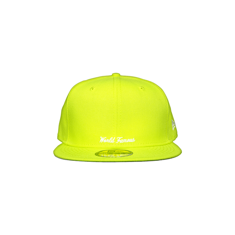 Supreme x New Era Reverse Box Logo Hat 'Bright Yellow'