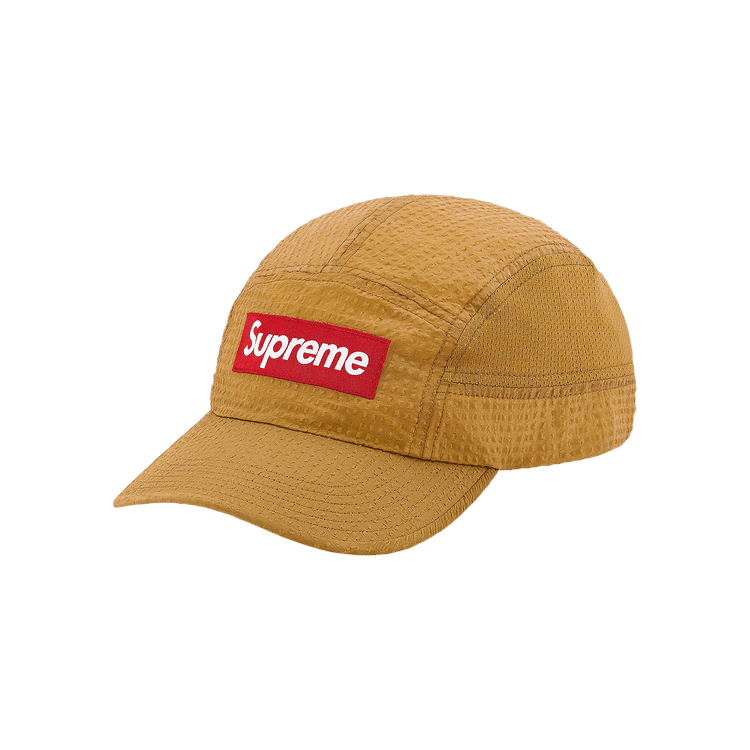 Supreme Mesh Seersucker Camp Cap 'Tan'