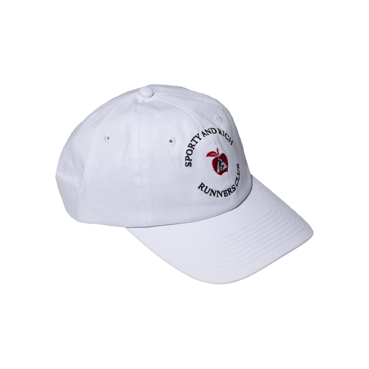Sporty & Rich Big Apple Hat 'White'