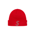 Supreme x New Era x Swarovski S Logo Beanie 'Red'