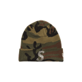 Supreme x New Era x Swarovski S Logo Beanie 'Woodland Camo'