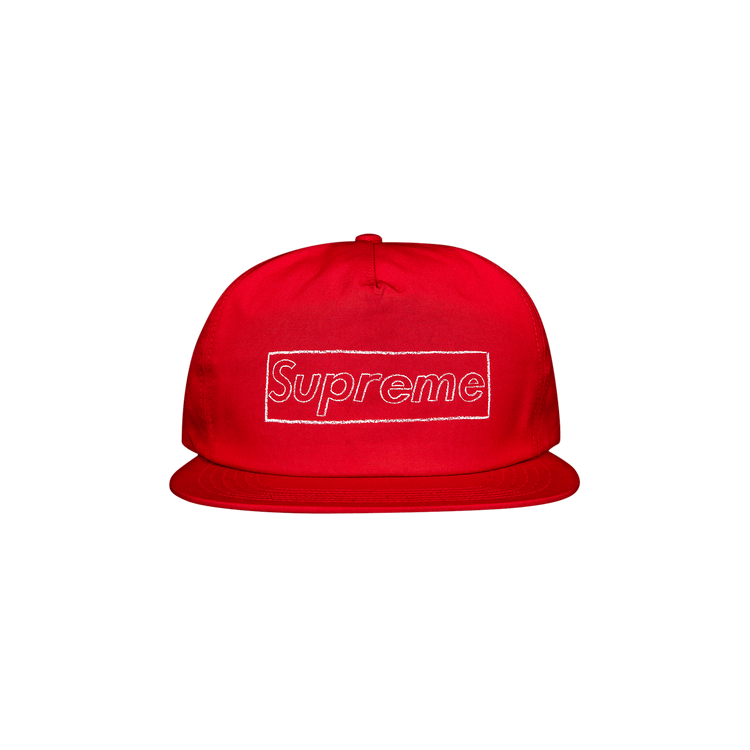 Supreme x KAWS Chalk Logo 5-Panel 'Red'