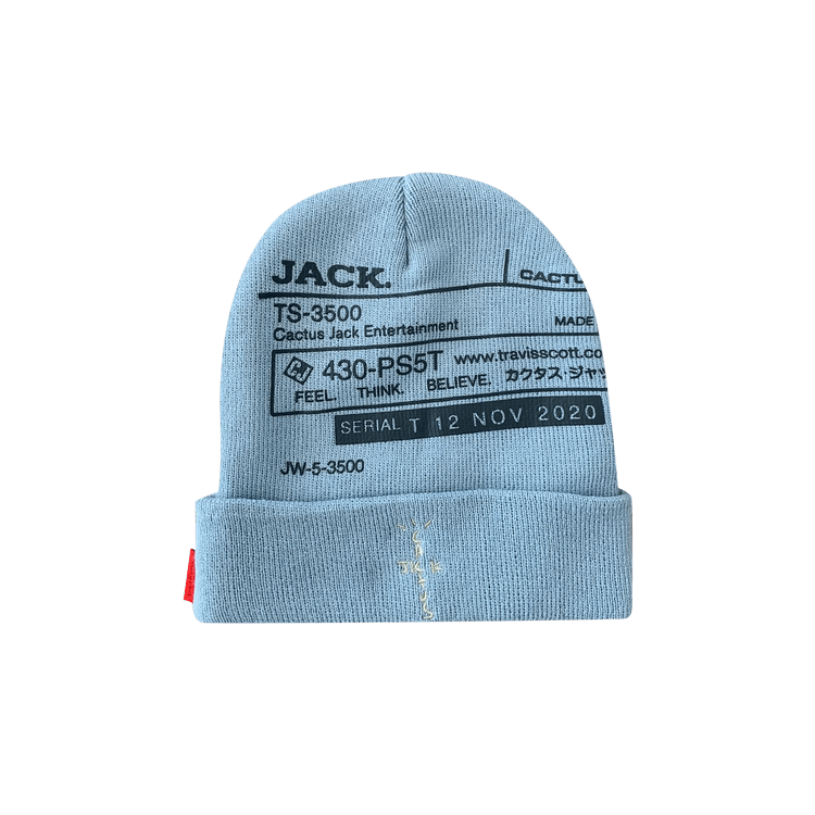 Cactus Jack by Travis Scott System II Beanie 'White'
