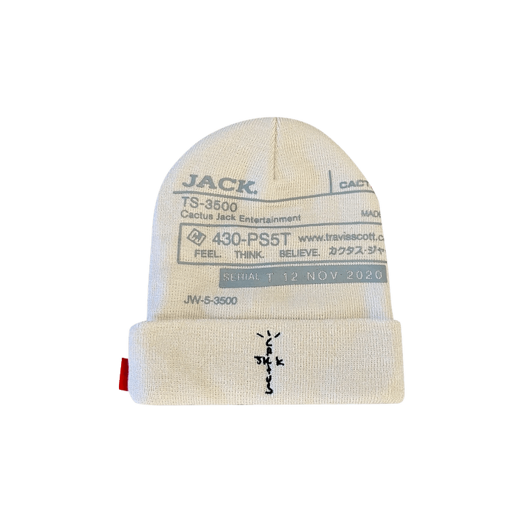 Cactus Jack by Travis Scott System I Beanie 'Natural'