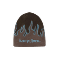 Cactus Jack by Travis Scott Flame Logo Beanie 'Grey'
