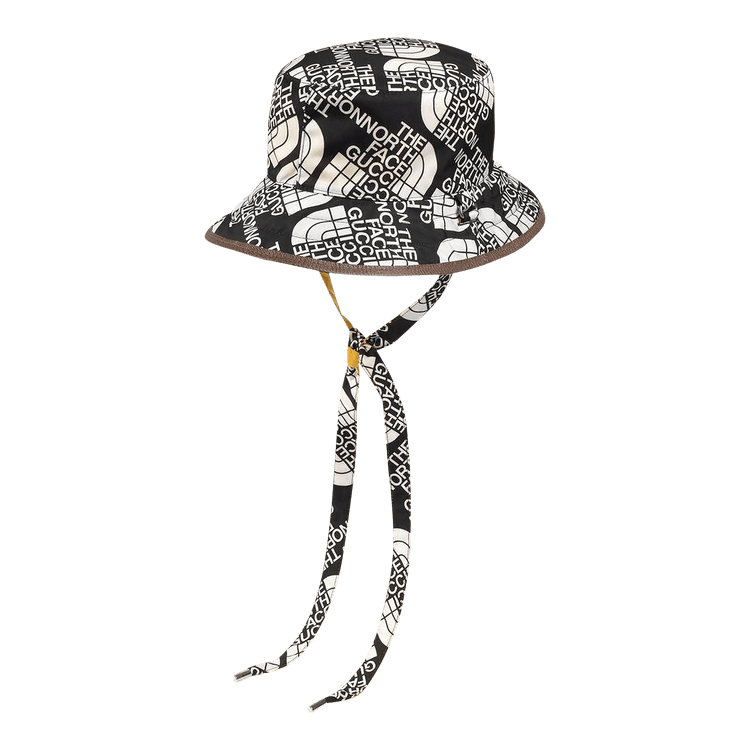 The North Face x Gucci Nylon Self Tie Nylon Hat 'Black'