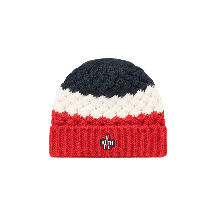 Moncler Genius x Kith Knit Beanie 'Navy/White/Red'