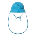 Marine Serre Protective Visor Moire Bell Hat 'Cobalt'