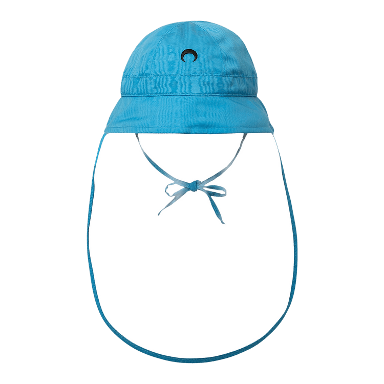 Marine Serre Protective Visor Moire Bell Hat 'Cobalt'