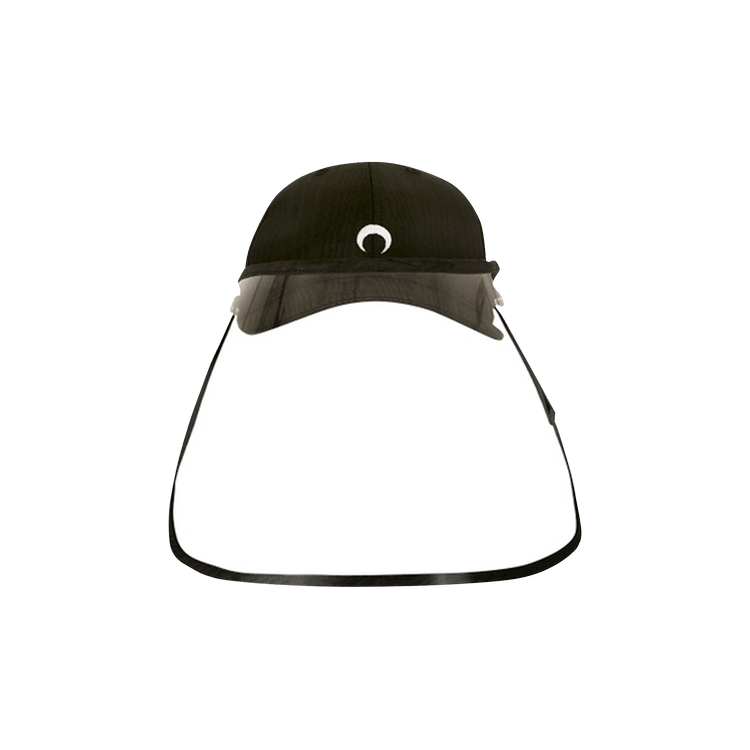 Marine Serre Protective Visor Branded Moire Cap 'Black'