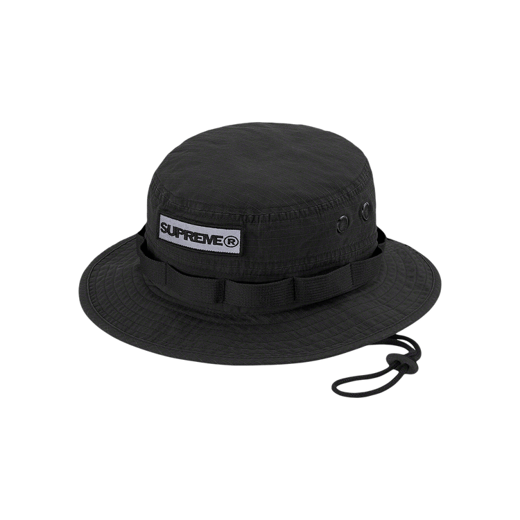 Supreme Reflective Patch Boonie 'Black'