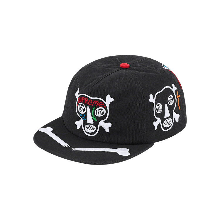 Supreme x Clayton Patterson Skulls 5-Panel 'Black'