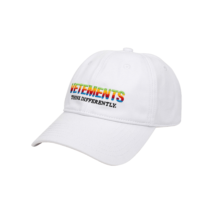 Vetements Think Differently Logo Cap 'White'