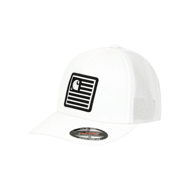 Carhartt WIP State Patch Trucker Cap 'White'