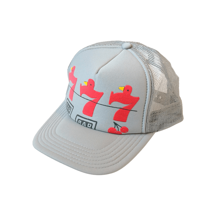 Kapital Lucky Battery Bird Trucker Hat 'Grey'