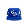 Chrome Hearts CH Cross Patch Baseball Hat 'Blue'