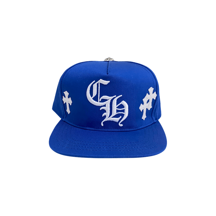Chrome Hearts CH Cross Patch Baseball Hat 'Blue'