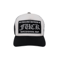 Chrome Hearts FUCK Hollywood Trucker Hat 'Black/White'