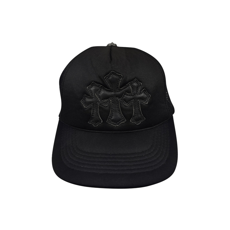 Chrome Hearts Triple Cross Cemetery Trucker Hat 'Black'