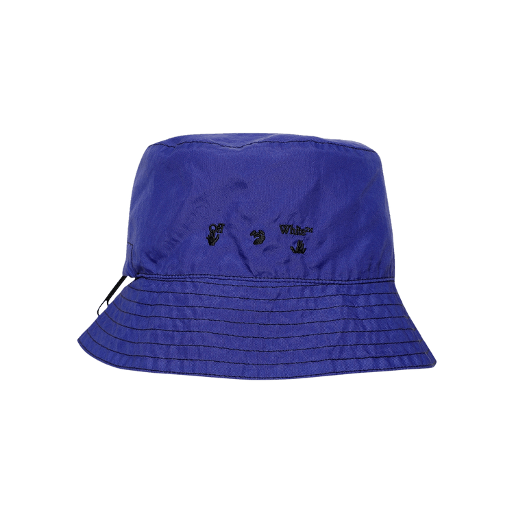 Off-White Logo Bucket Hat 'Blue/White'