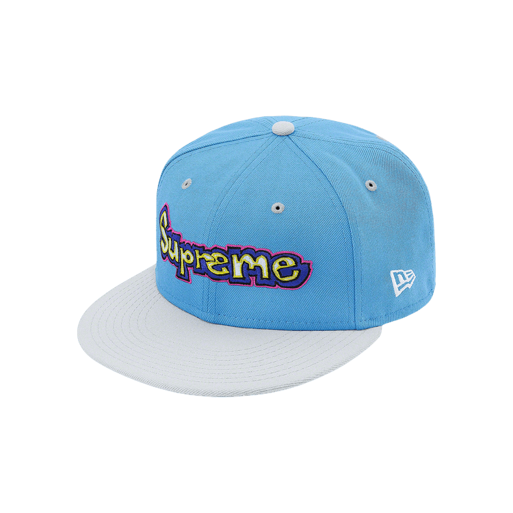 Supreme x New Era Gonz Logo Hat 'Light Blue'