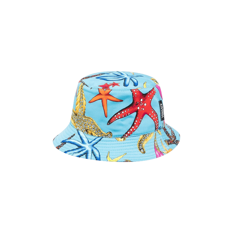 Versace Trésor De La Mer Print Bucket Hat 'Blue/Multicolor'