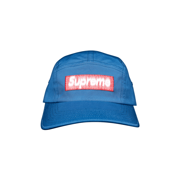 Supreme Reversed Label Camp Cap 'Light Royal'