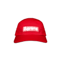 Supreme Reversed Label Camp Cap 'Red'
