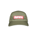 Supreme Reversed Label Camp Cap 'Olive'