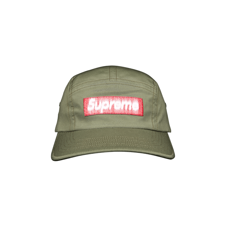 Supreme Reversed Label Camp Cap 'Olive'