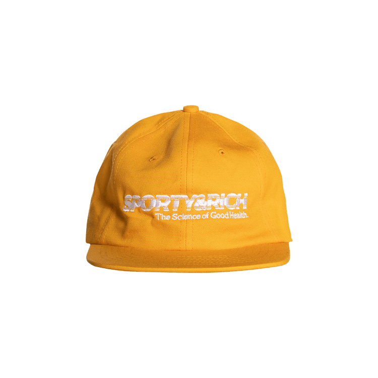 Sporty & Rich Science Of Good Health Hat 'Dandelion/White'