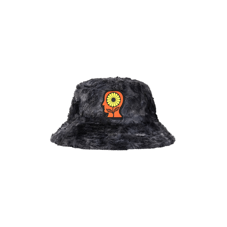 Brain Dead Reversible Sunflower Bucket Hat 'Charcoal'
