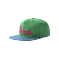 Brain Dead Distorted Text Five Panel Strapback 'Green'