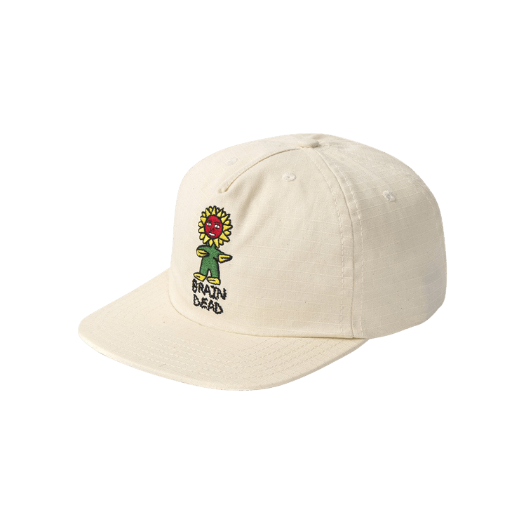 Brain Dead Floor Ripstop Five Panel Snapback 'Natural'