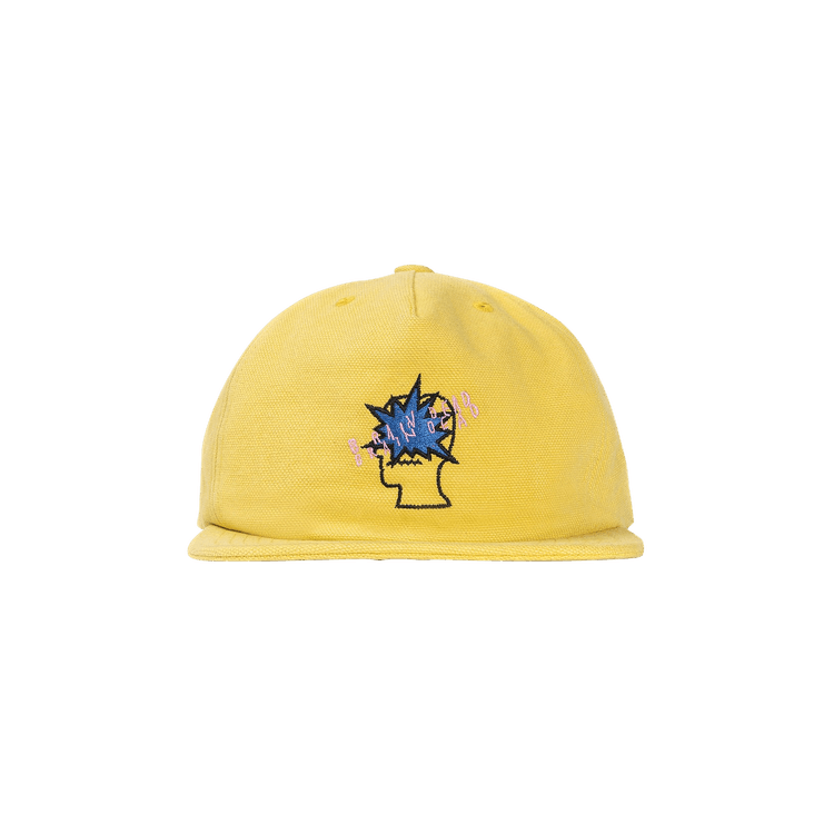 Brain Dead Bang Logo Strap Back Hat 'Yellow'