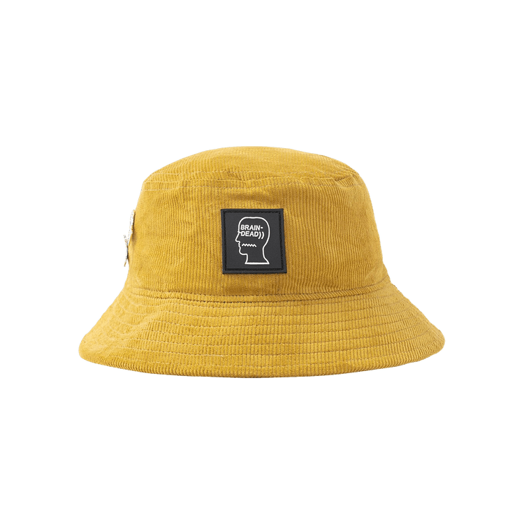 Brain Dead Corduroy Bucket Hat 'Yellow'