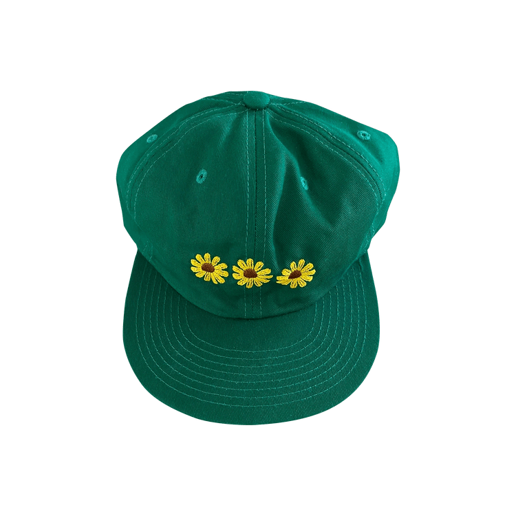 Online Ceramics Sunflower Hat 'Green'