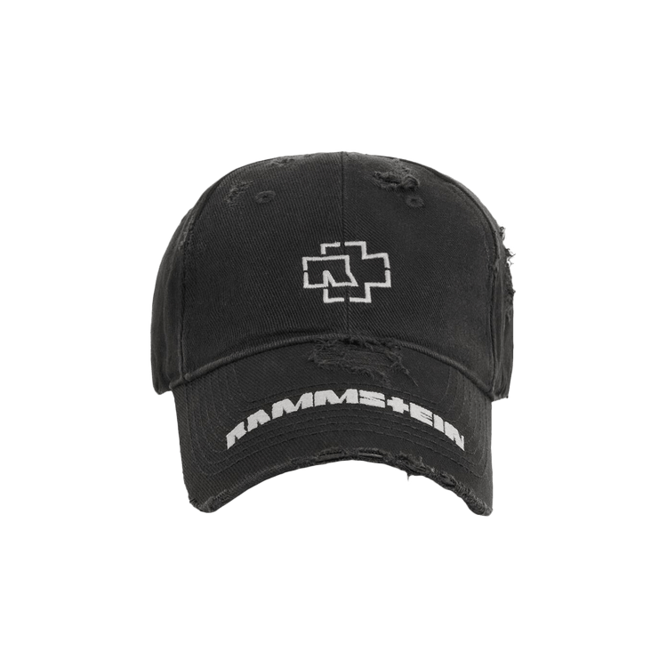 Balenciaga x Rammstein Baseball Cap 'Black/White'