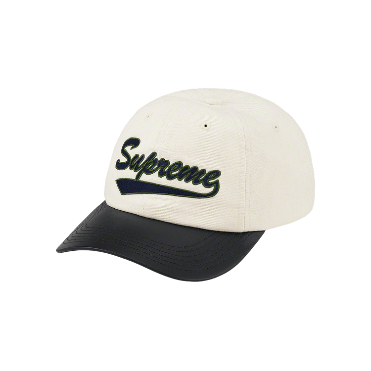 Supreme Leather Visor 6-Panel 'Natural'