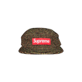 Supreme Bouclé Houndstooth Camp Cap 'Neon'