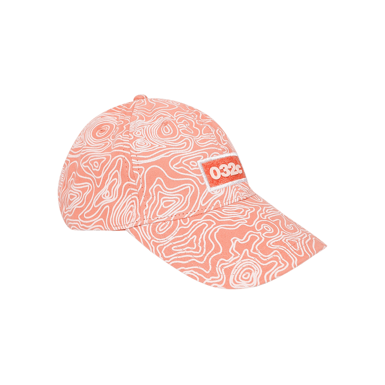 032C Topos Print Cap 'Ex Neon Coral'