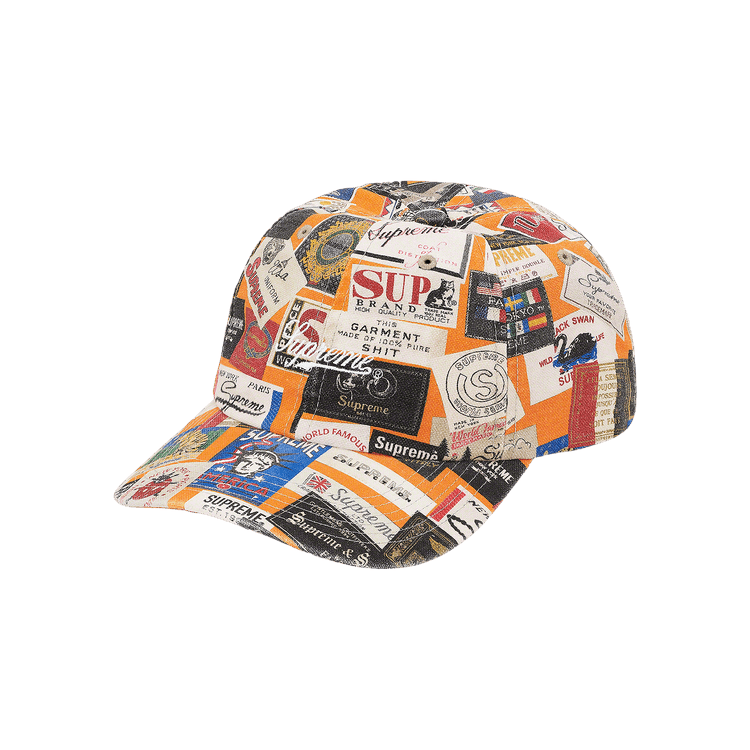 Supreme Labels 6-Panel 'Orange'