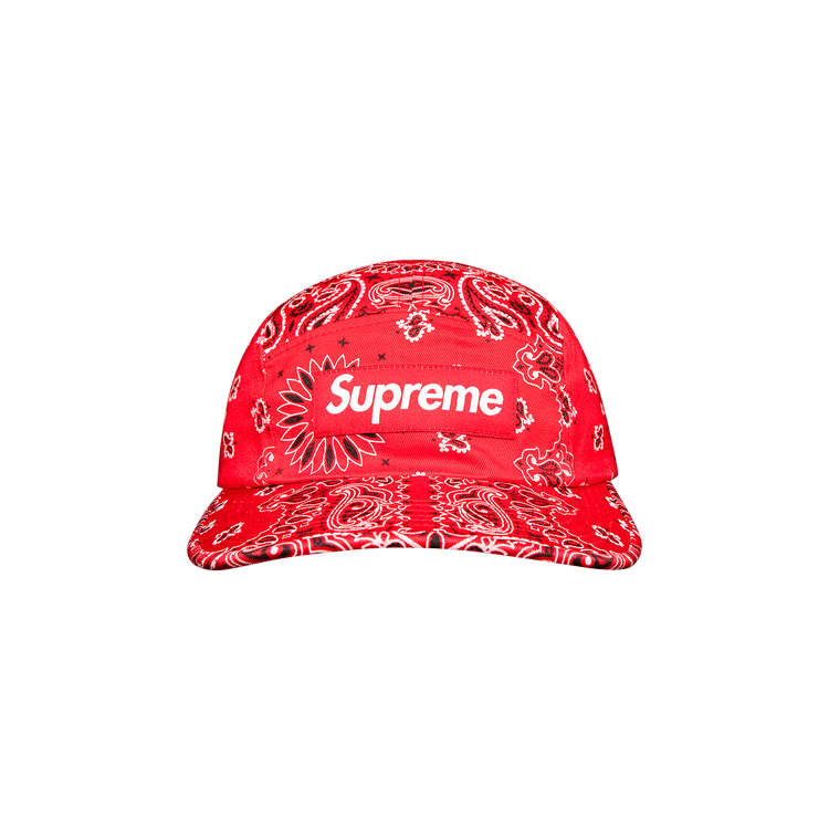 Supreme Bandana Camp Cap 'Red'