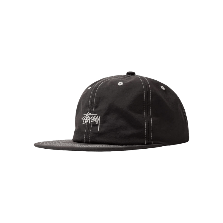 Stussy Nylon OX Stock Cap 'Charcoal'