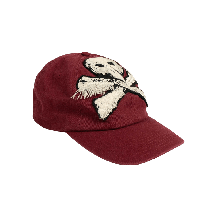 Palm Angels Skull Patch Baseball Cap 'Bordeaux Red'