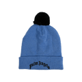 Palm Angels Embroidered Logo Pom Pom Beanie 'Blue/Black'