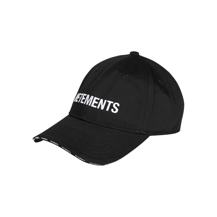Vetements Classic Logo Cap 'Black'