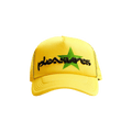 Pleasures Vibration Mesh Trucker Cap 'Yellow'
