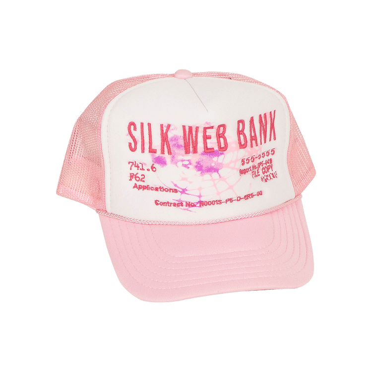 Sp5der x Young Thug Trucker Cap 'Pink/White'