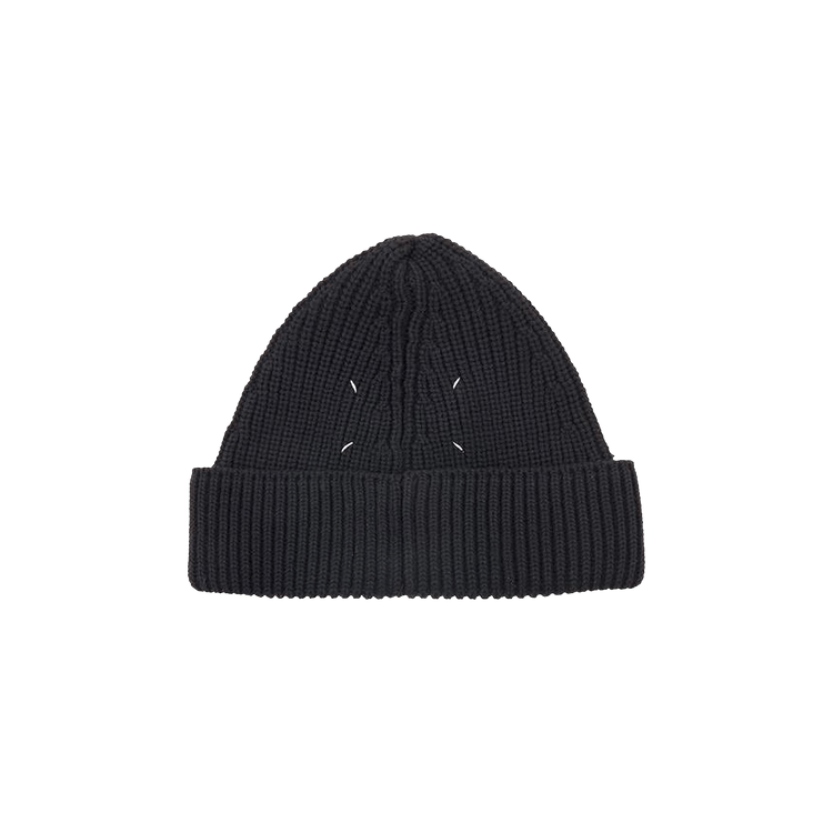 Maison Margiela Logo Stitch Beanie 'Black'